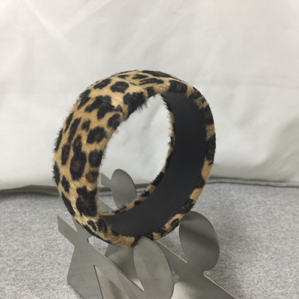 Leopard print bangles